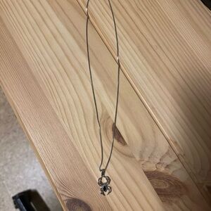 Elegant Silver Spider Pendant Necklace 🕷️